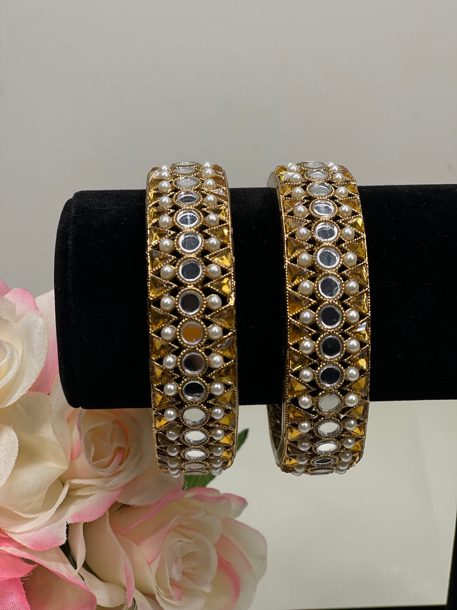 MINAKARI BANGLES 4 PC SET